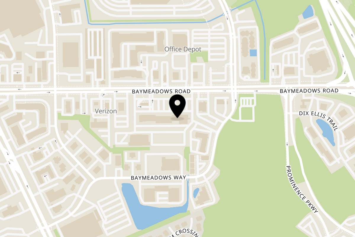 Map showing the location of Modu Ramen on 8602 Baymeadows Rd in Jacksonville
